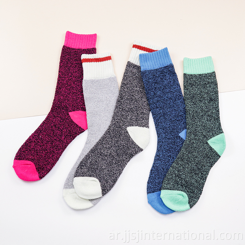 Autumn and winter warm knitted socks customization